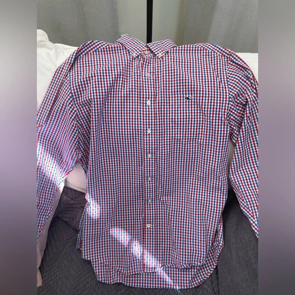 ✨HOST PICK✨VINEYARD VINES Tucker Shirt Large 100% Cotton Button-Down Long-Sleeve - Picture 6 of 11
